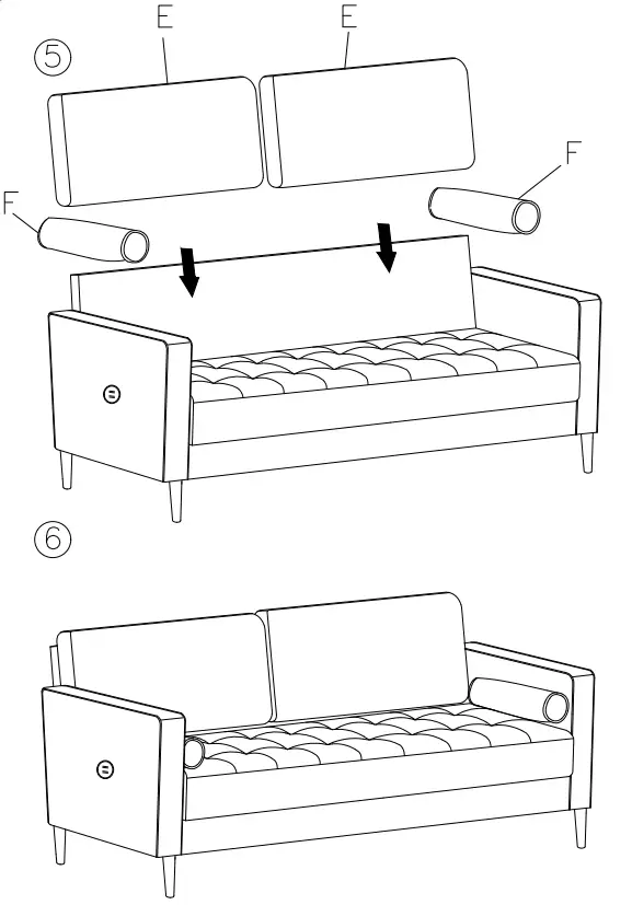 ASHLEY 5460538 Room Darlow Sofa - Fig 3