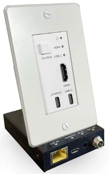 CHE-HDWP85UD Pro AV-IT HDMI & USB-C 4K60Hz Wallplate