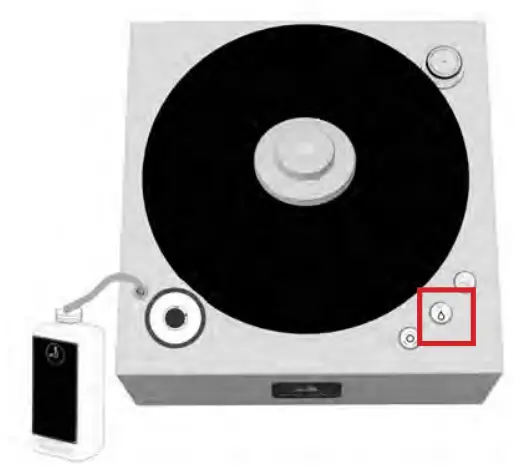 Empty the fluid reservoir tank