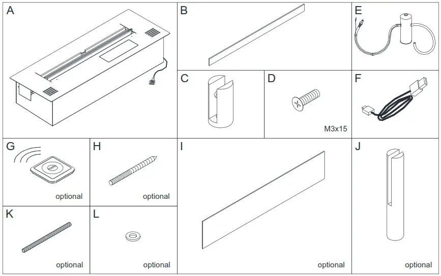 planik Prime Fire 700 Bioethanol Fireplace Insert - Product Overview 1