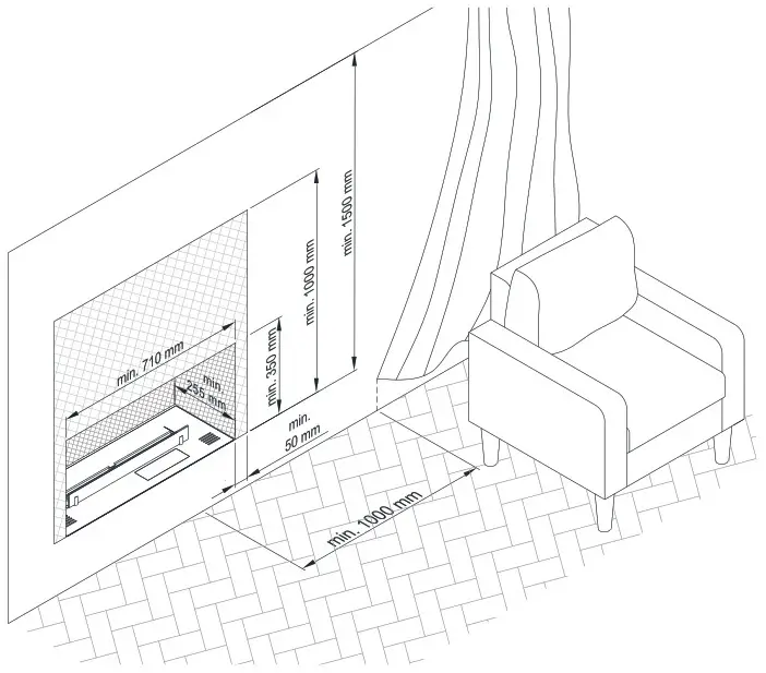 planik Prime Fire 700 Bioethanol Fireplace Insert - Product Overview 3