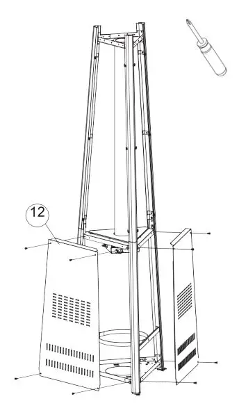 Eastern Tabletop Outdoor Portable Patio Heaters - STEP 8