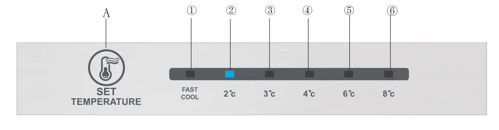 Monsher MRF 61188 Two Chamber Refrigerator - Functions 2
