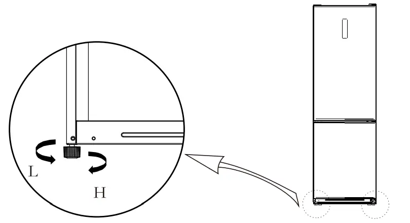 Monsher MRF 61188 Two Chamber Refrigerator - warnings 16