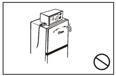 Monsher MRF 61188 Two Chamber Refrigerator - warnings 4
