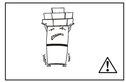 Monsher MRF 61188 Two Chamber Refrigerator - warnings 8