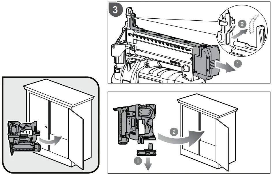 RYOBI R18S18G Battery Compressed Air Stapler - Product Overview 12