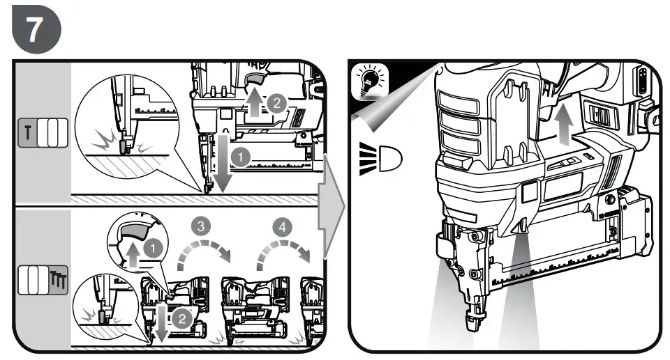RYOBI R18S18G Battery Compressed Air Stapler - Product Overview 4