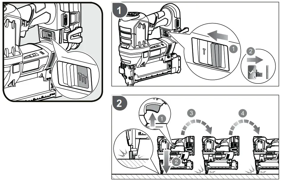 RYOBI R18S18G Battery Compressed Air Stapler - Product Overview 6