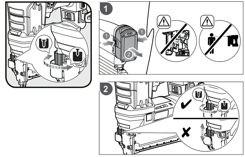 RYOBI R18S18G Battery Compressed Air Stapler - Product Overview 7