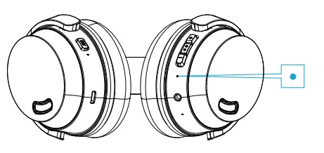 HROEENOI JZ02 Active Noise Cancelling Headphones - charging 2