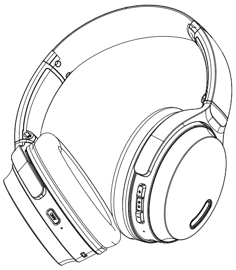 HROEENOI JZ02 Active Noise Cancelling Headphones