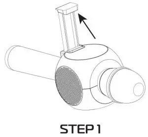 FIG 4 BUILT-IN SMART PHONE HOLDER