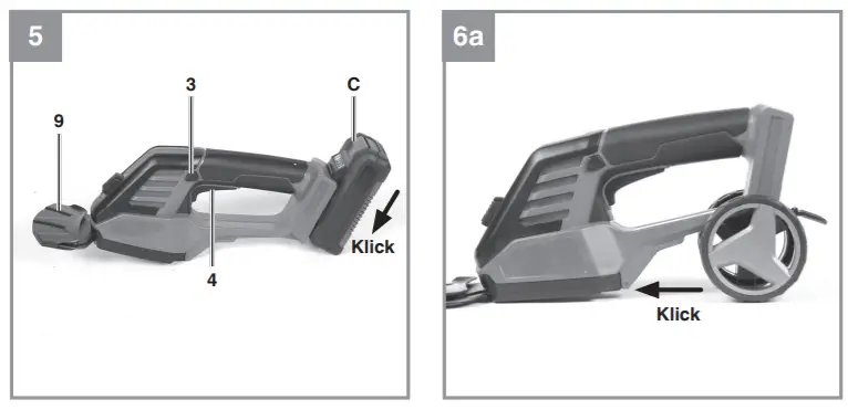 Einhell GE-CG 18-100 Li T Cordless Grass and Shrub -figure 4