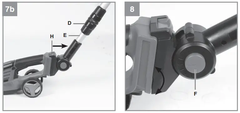 Einhell GE-CG 18-100 Li T Cordless Grass and Shrub -figure 6
