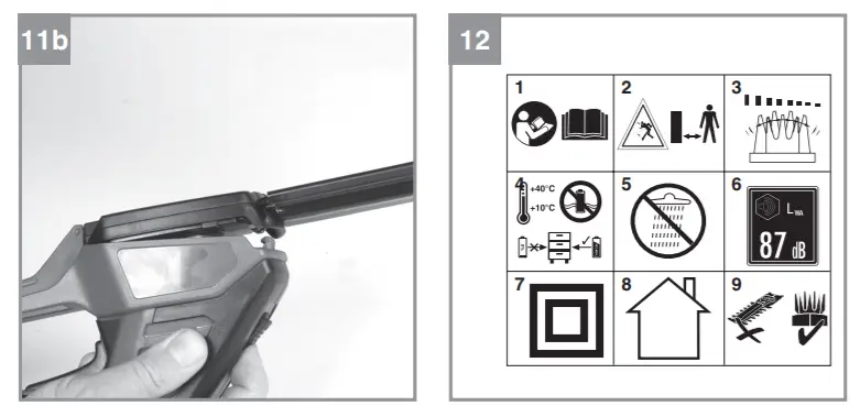 Einhell GE-CG 18-100 Li T Cordless Grass and Shrub -figurfe