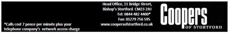 Coopers ST11253i Electric Weed Burner - Contact info