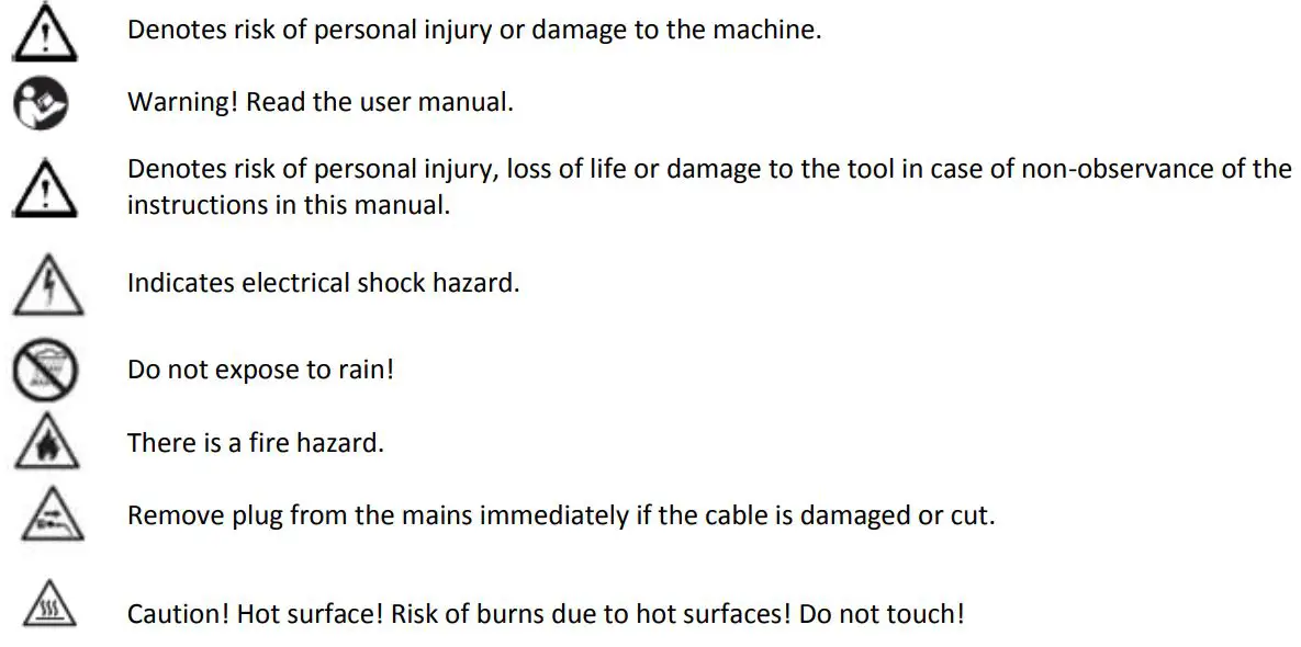 Coopers ST11253i Electric Weed Burner - SAFETY WARNINGS
