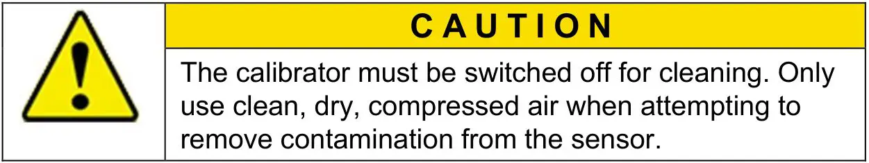 TSI 4048 Flow Calibrator - Caution 3