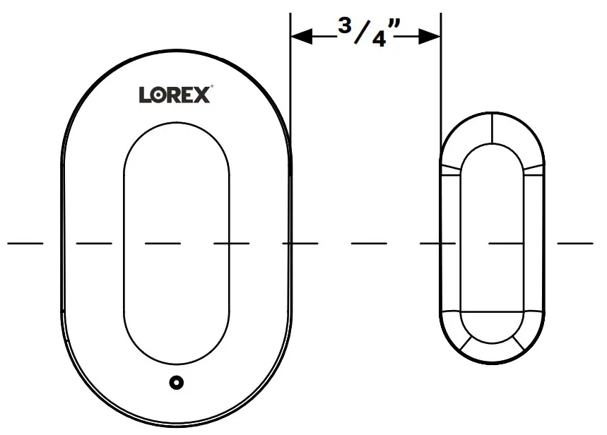 LOREX AK41TK Series Door Window Sensor-- any door