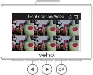 MUVI KZ-2 - Using - Playback mode 3