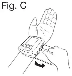 FIG 15 APPLYING THE CUFF