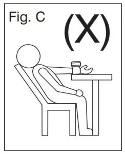 FIG 19 CORRECT MEASUREMENT POSTURE