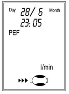 microlife PF 100 Digital Peak Flow Asthma Monitor-Measurement 8