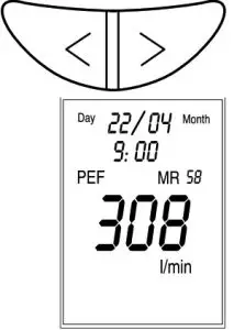 microlife PF 100 Digital Peak Flow Asthma Monitor- Memory Handling