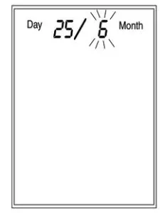 microlife PF 100 Digital Peak Flow Asthma Monitor-Setting Date and Time 4