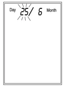 microlife PF 100 Digital Peak Flow Asthma Monitor-Setting Date and Time 6