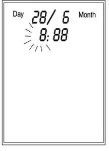 microlife PF 100 Digital Peak Flow Asthma Monitor-Setting Date and Time 8
