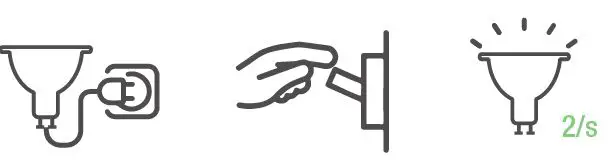 How to reset the light