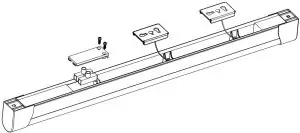 saxby 73534 EcoLinear 5FT 22W Cool White - existing fitting