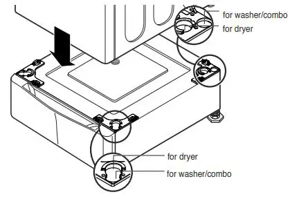 LGWADREW81013 Pedestal Washer and Dryer Set fig7