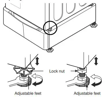 LGWADREW81013 Pedestal Washer and Dryer Set fig8