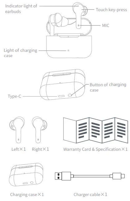 Shenzhen Wooask Technology M6 Translator Earbuds- Product Introduction