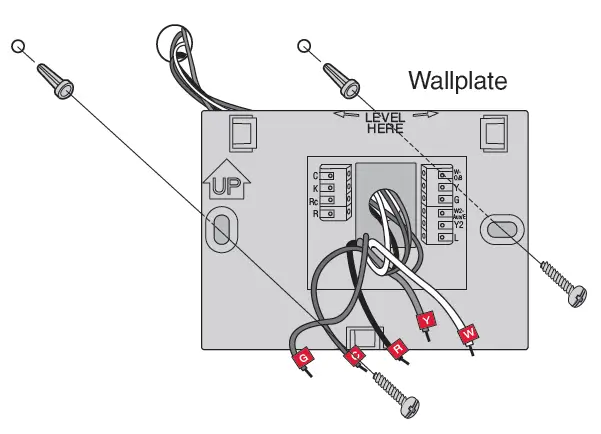 Mount wallplate for Wi-Fi thermostat