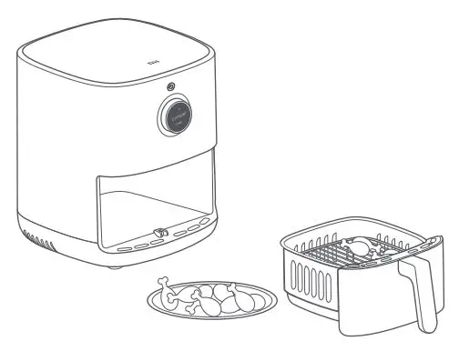 xiaomi MAF01 Mi Smart Air Fryer User Manual - The air fryer will beep and Program completed