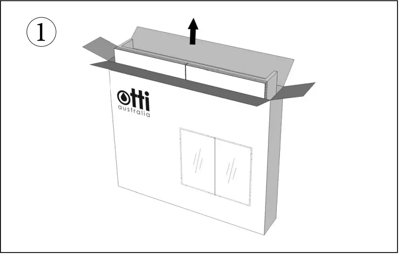 otti Moonlight 1500mm LED Shaving Cabinet - Products