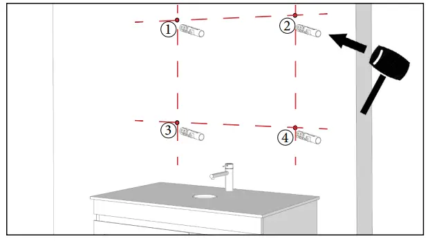 otti Moonlight 1500mm LED Shaving Cabinet - fig 3