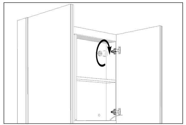 otti Moonlight 1500mm LED Shaving Cabinet - fig 6