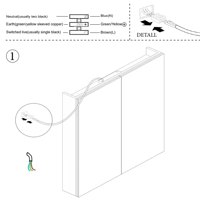 otti Moonlight 1500mm LED Shaving Cabinet - fig 8
