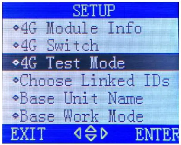 4G Test Mode 1