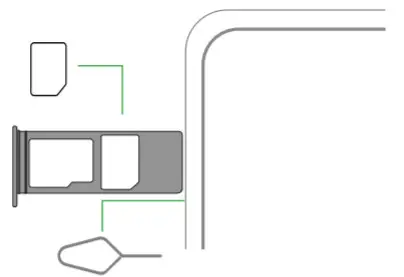 SAMSUNG SM A136UZKZAIO Galaxy A13 5G Smartphone - Inserting a SIM card