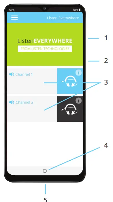 LISTEN TECHNOLOGY LWR-1020 WiFi Audio Receiver