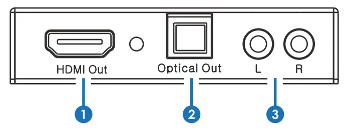 J-TECH DIGITAL JTD-350 HDMI-ARC HDMI 2.0 Audio Extractor Converter fig3