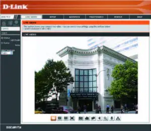 FIG 21 Viewing Camera via Web Browser