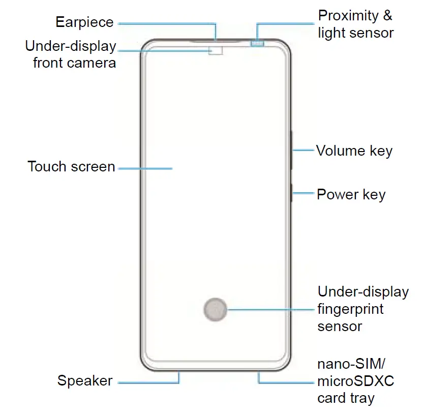 ZTE AXON 30 5G Smartphone User FIG 1