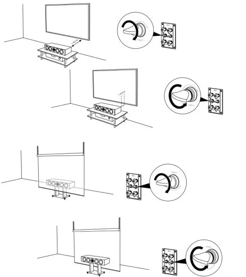 KEF V1 210927 Floorstanding Speaker - Controls and Connectors 2